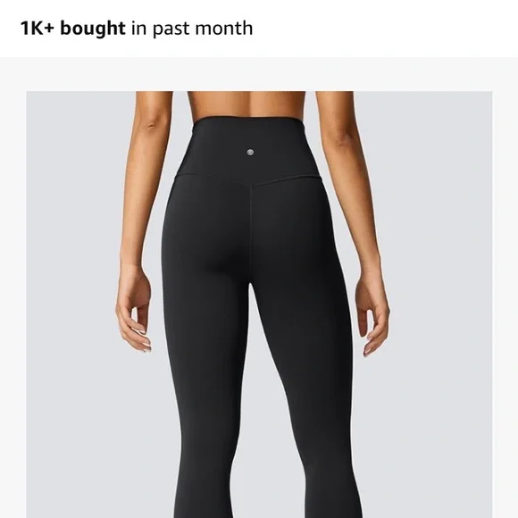 CRZ YOGA Butterlift black high waisted leggings buttery soft S - Picture 2 of 8